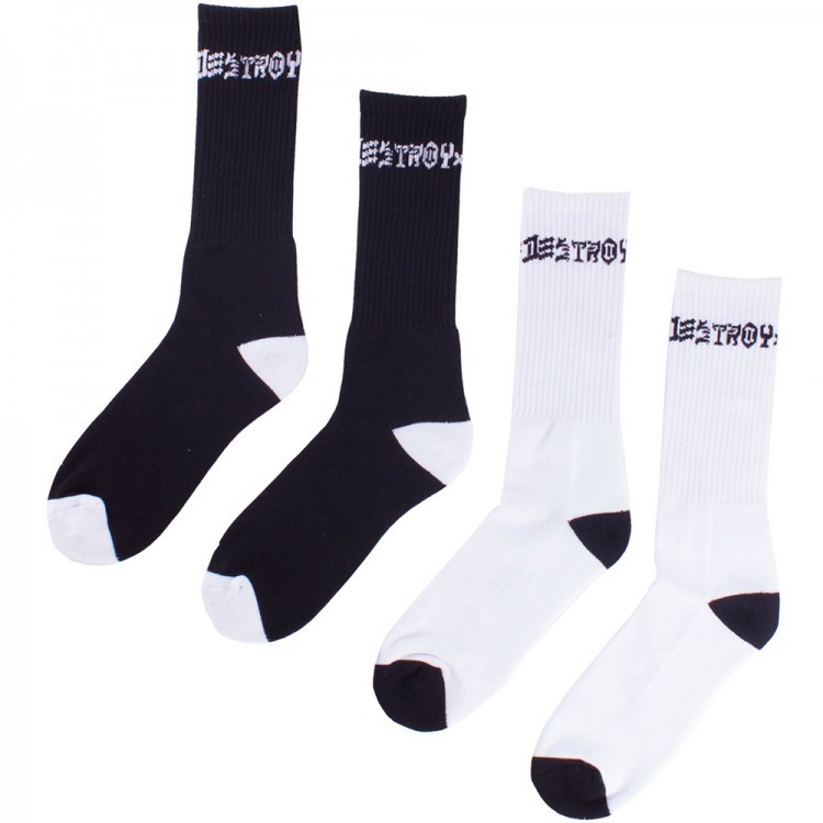 Носки THRASHER Skate And Destroy Socks 2Pk  2021 2000000536798, размер O/S - фото 1