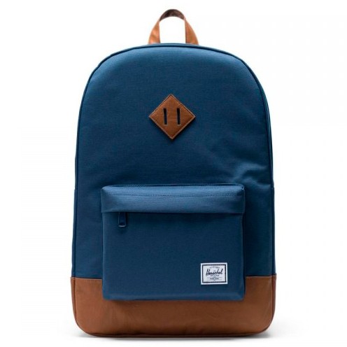 Рюкзак HERSCHEL Heritage Navy/Tan Synthetic Leather 21.5L, фото 2