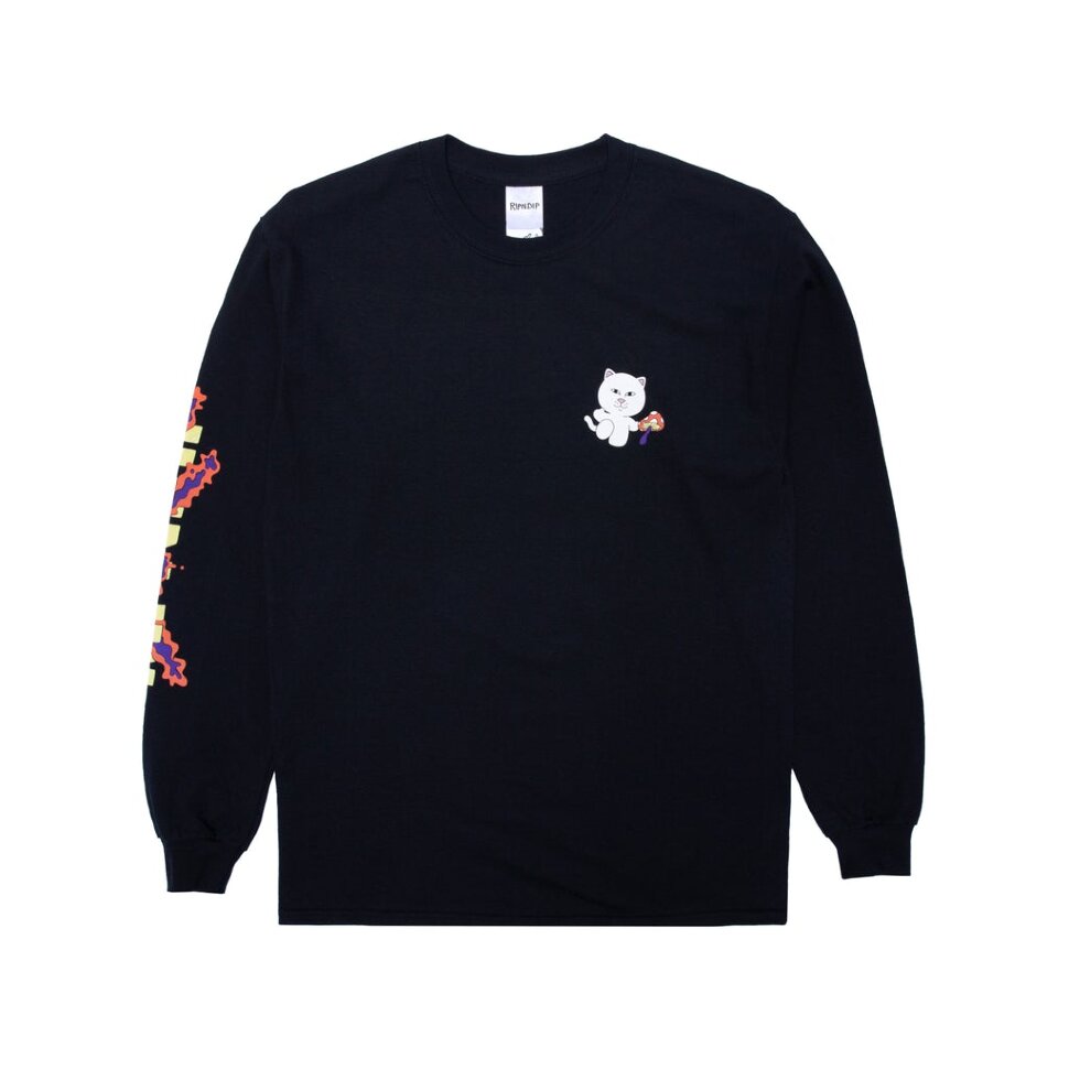 Лонгслив RIPNDIP Day Tripper Ls Black 2022 фото 2