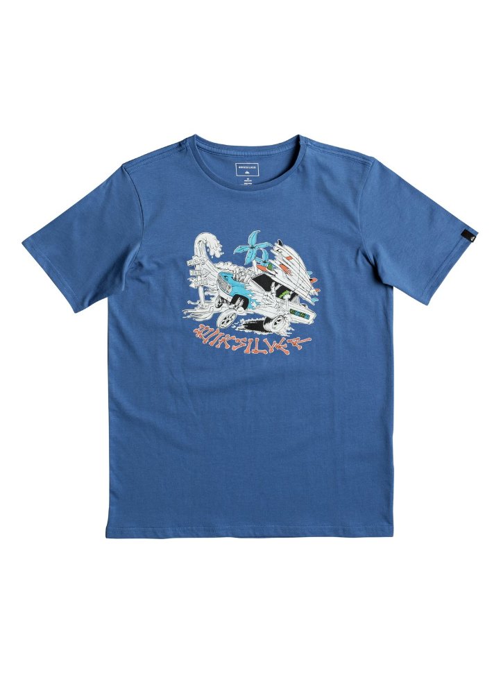 

Футболка для мальчиков-подростков QUIKSILVER Ss Days On Yth B Bright Cobalt, Синий