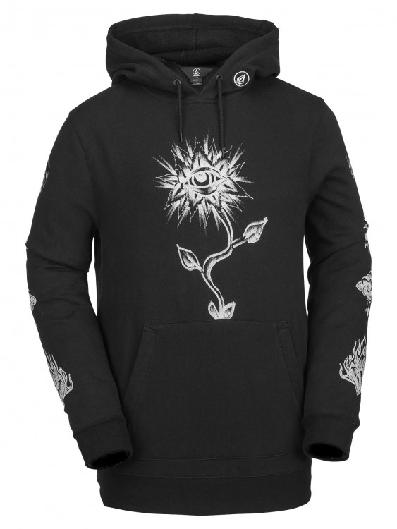 Худи для сноуборда с флисом VOLCOM Jamies Fleece Black, фото 1