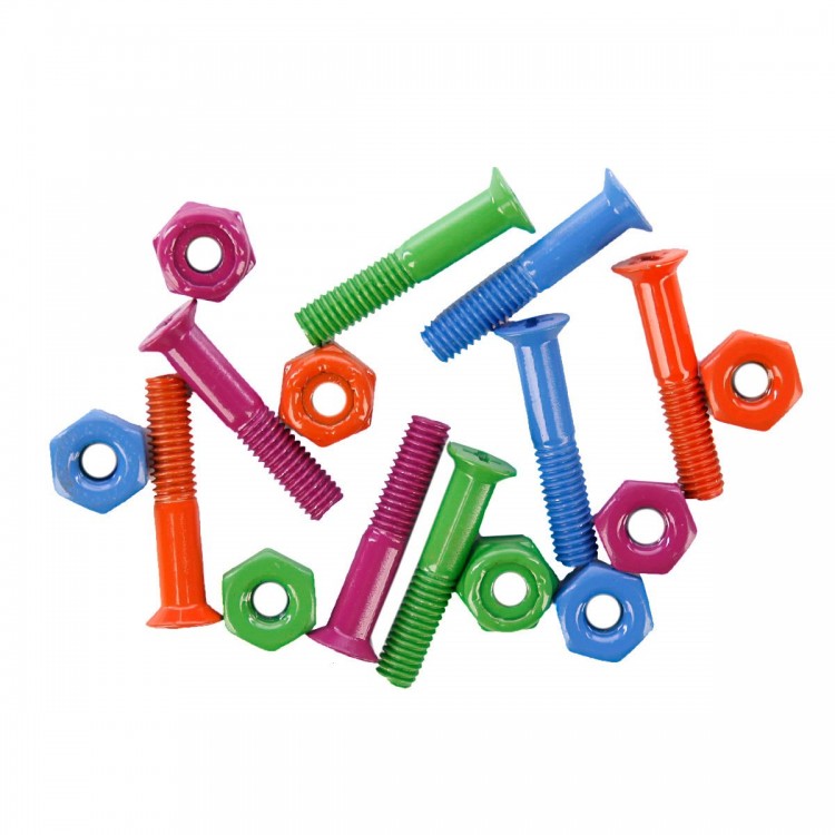 Винты для скейтборда PIG Neons Bolts Phillips 1 дюйм 2020, фото 1