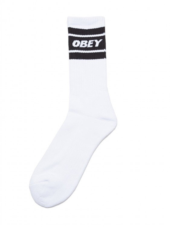 Носки OBEY Cooper II Socks White/Black, фото 1