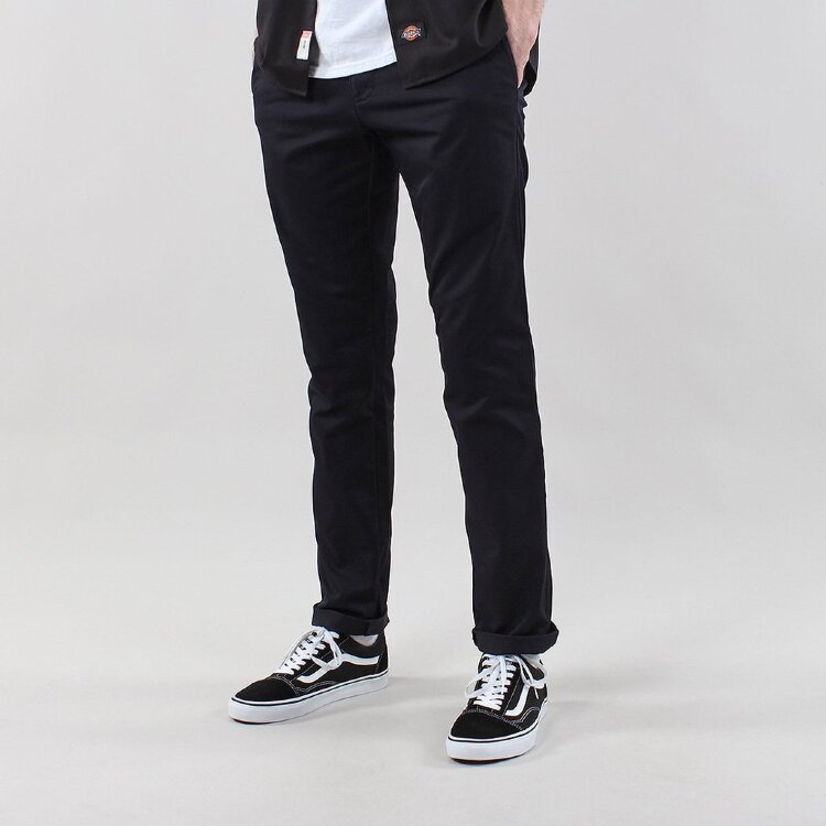 Брюки мужские CARHARTT WIP Sid Pant BLACK (RINSED), фото 1