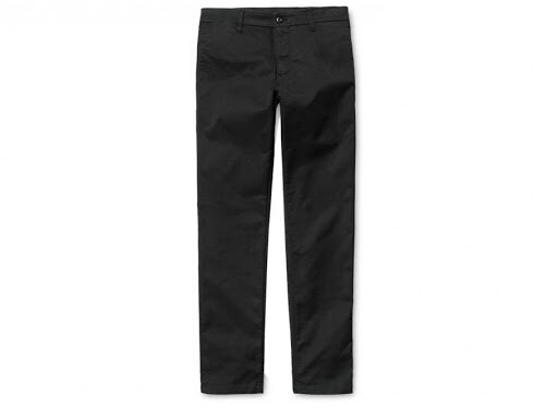 Брюки мужские CARHARTT WIP Sid Pant BLACK (RINSED), фото 3