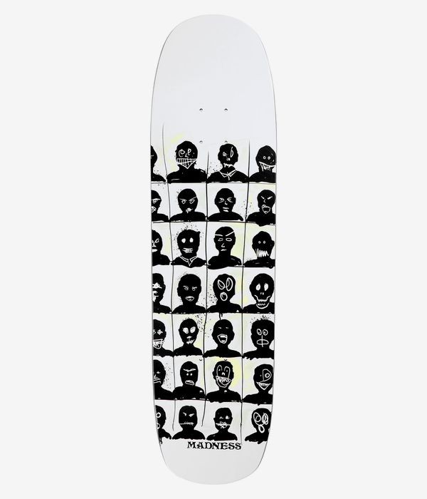 Дека для скейтборда MADNESS Personalities Super Sap White 8.375 дюйм