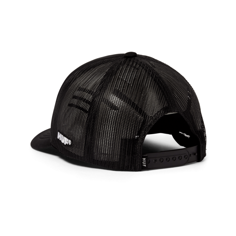 Кепка HUF Fear Foam Trucker Hat FW25 Black фото 2