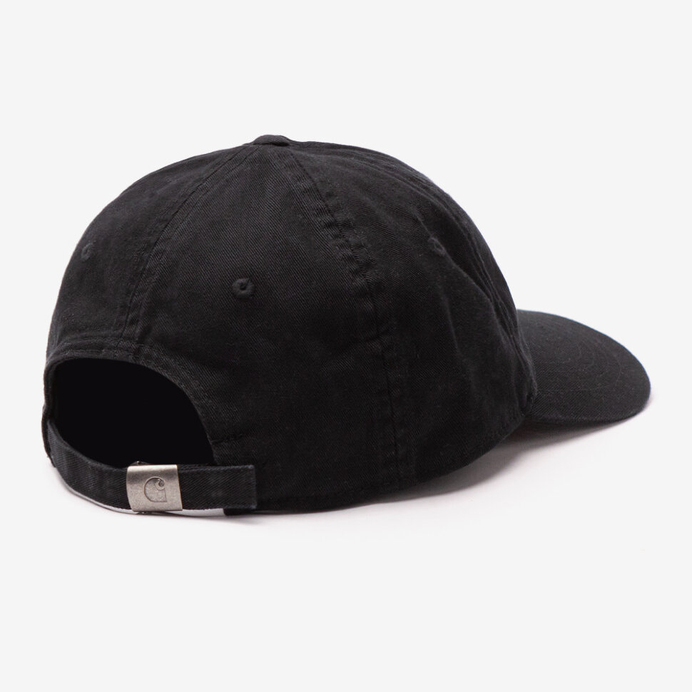 фото Бейсболка carhartt wip madison logo cap black / white 2021