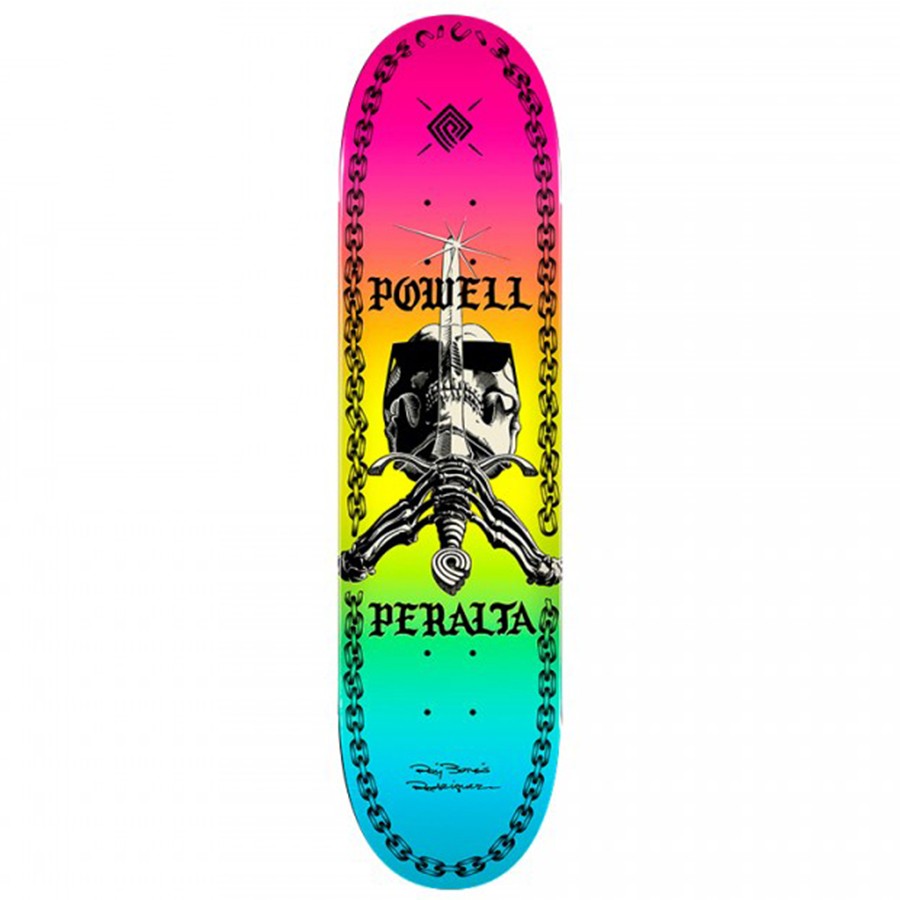 

Дека для скейтборда POWELL PERALTA Dk Sas Chainz 8.25, Мультиколор