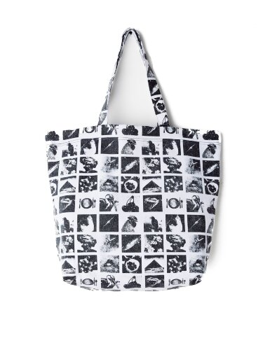 Сумка OBEY Wasted Tote Bag Zine White Multi, фото 1