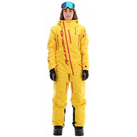 Комбинезон для сноуборда женский DRAGONFLY Gravity Premium Woman YELLOW-RED 2021