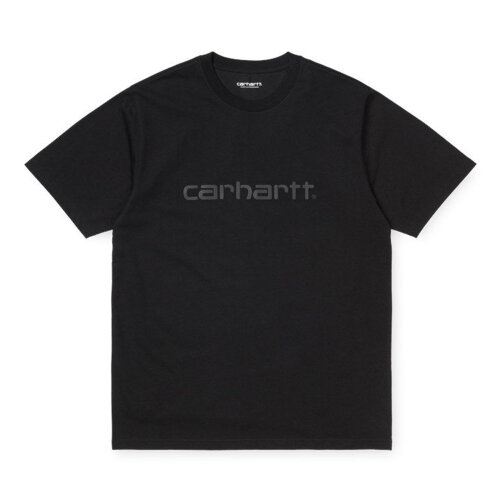 Футболка CARHARTT WIP S/S Script T-Shirt Black / Reflective Black 2021, фото 2