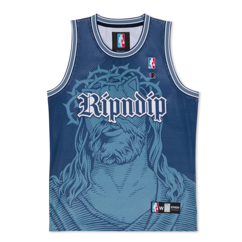 Майка RIPNDIP Lord Savior Nerm Basketball Jersey Navy