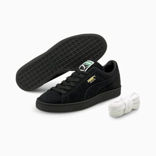 Puma black white suede outlet