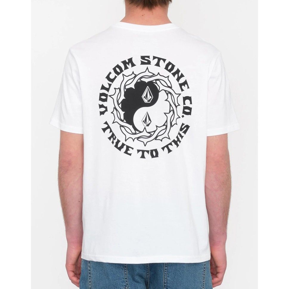 Футболка VOLCOM Counterbalance Bsc Sst White фото 2