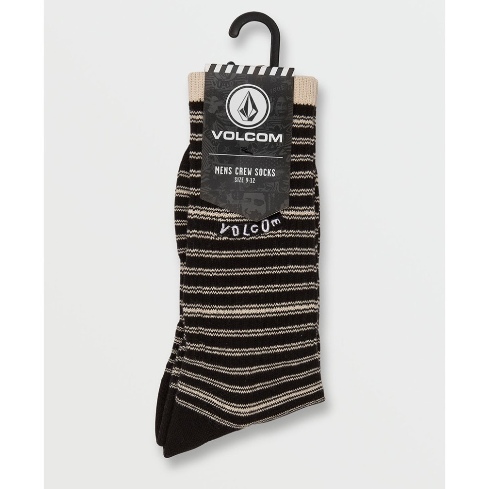 Носки VOLCOM High Stripe Sock Pr Black 196134661672, размер O/S
