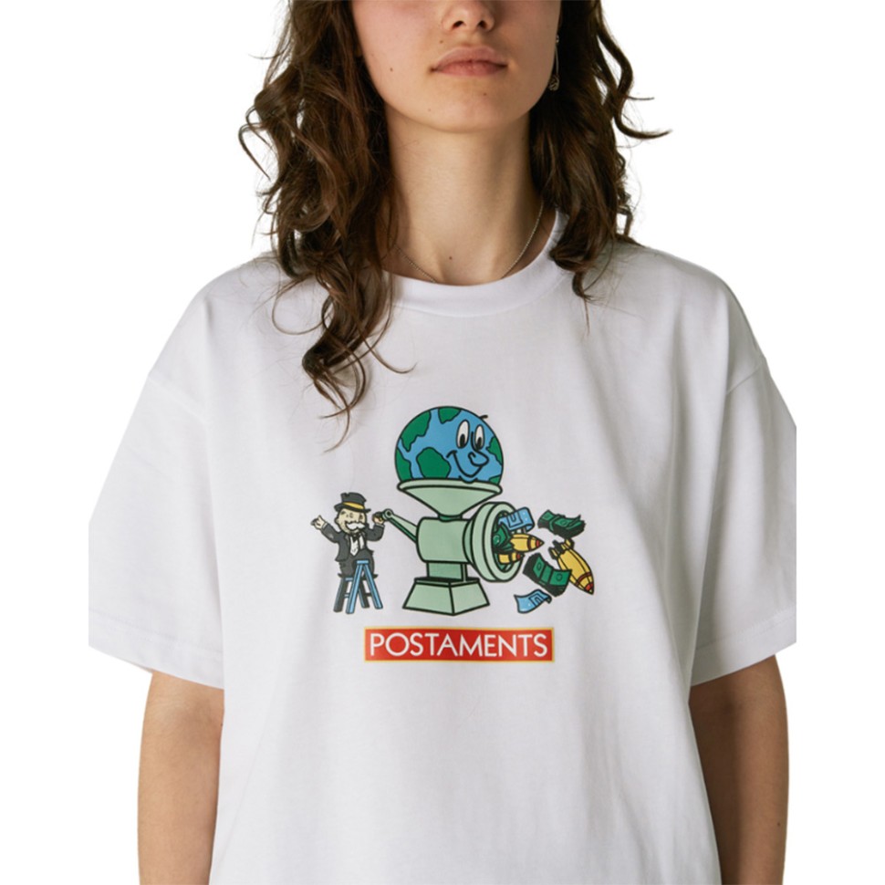 Футболка POSTAMENTS Monopoly White фото 2