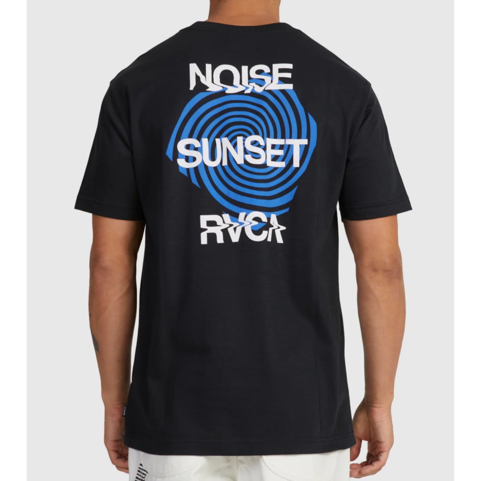 Футболка RVCA Noise Sunset Ss Tee Rvca Black фото 2