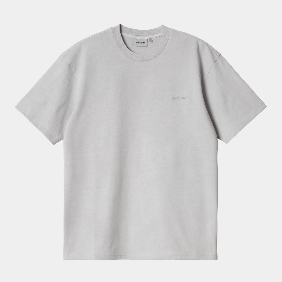 Футболка CARHARTT WIP S/S Duster Script T-Shirt SS24 Basalt (Garment Dyed)