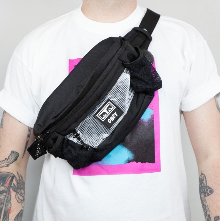 Сумка на пояс OBEY Conditions Waist Bag Ii Black, фото 1
