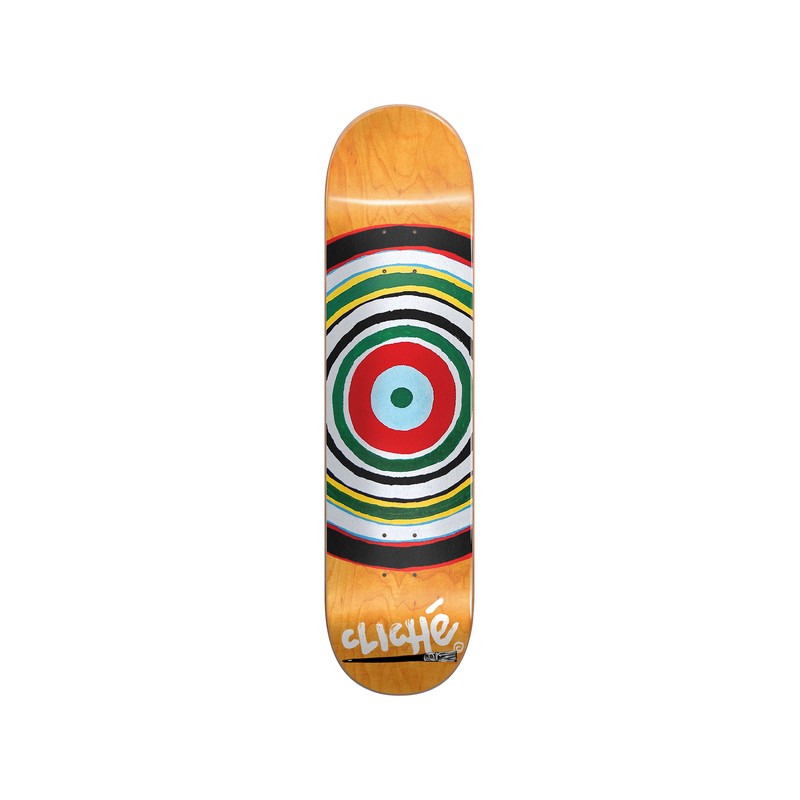 Дека для скейтборда CLICHÉ Painted Circle Rhm  8 дюйм 2022 194521073398 - фото 1