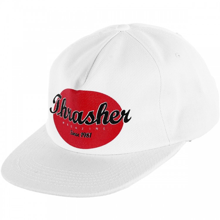 Кепка THRASHER Oval Snapback White 2020, фото 1