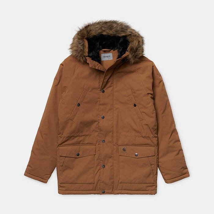 Куртка CARHARTT WIP Trapper Parka Hamilton Brown 2021 фото 4