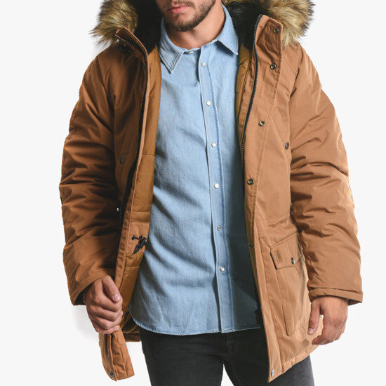 Куртка CARHARTT WIP Trapper Parka Hamilton Brown 2021, фото 1
