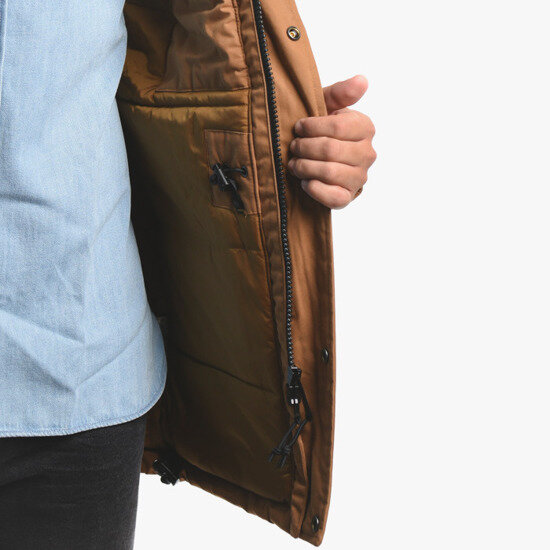 Куртка CARHARTT WIP Trapper Parka Hamilton Brown 2021 фото 3