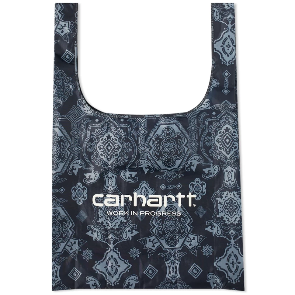 Сумка CARHARTT WIP Verse Shopping Bag Verse Print, Black / Wax 2023 4064958314646 - фото 1