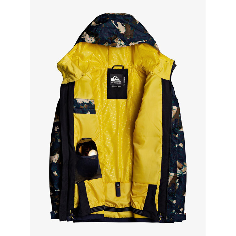 Куртка для сноуборда мужская QUIKSILVER MISSION BLOC JK M SNJT GJC1 Sulphur H3 Print, фото 3