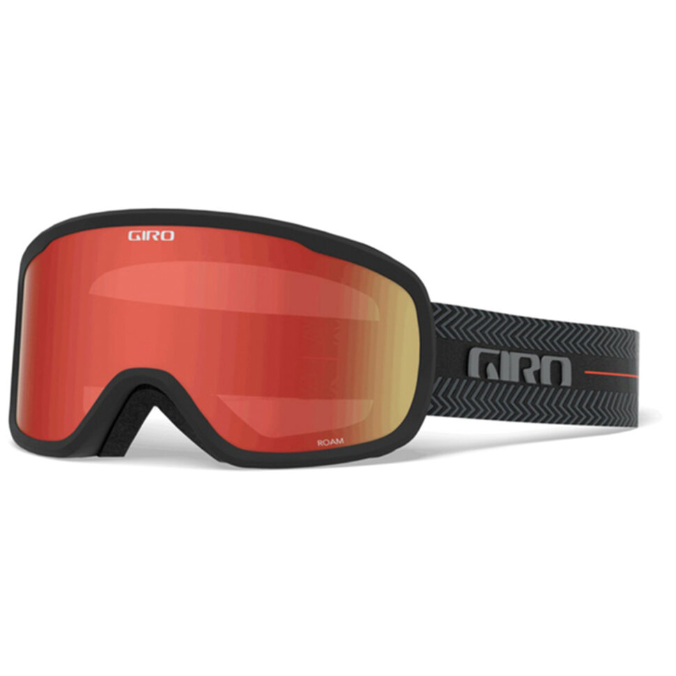 Маска горнолыжная GIRO Roam Black Techline Amber Scarlet 39/Yellow 84 2021
