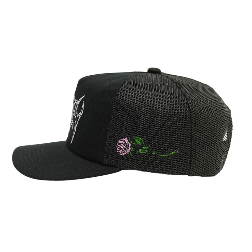 Кепка OBEY Obey Thornz Twill Trucker Black 2023 фото 2
