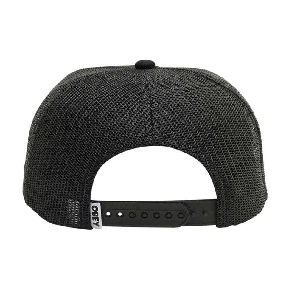 Кепка OBEY Obey Thornz Twill Trucker Black 2023 фото 3