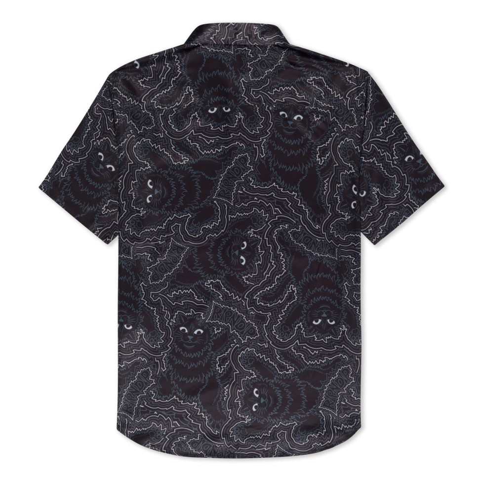 Рубашка RIPNDIP Big Pussy Energy Button Up Black фото 2