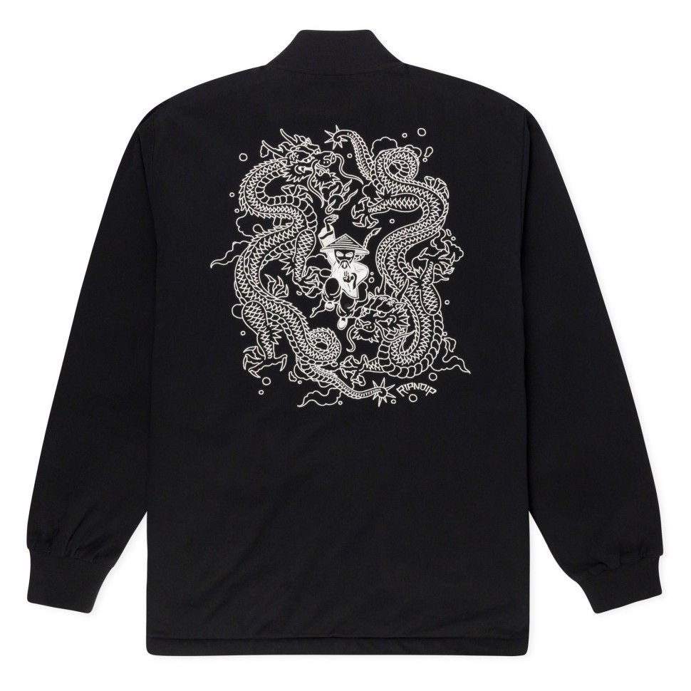 Куртка RIPNDIP Ryu Bomber Jacket Black фото 2
