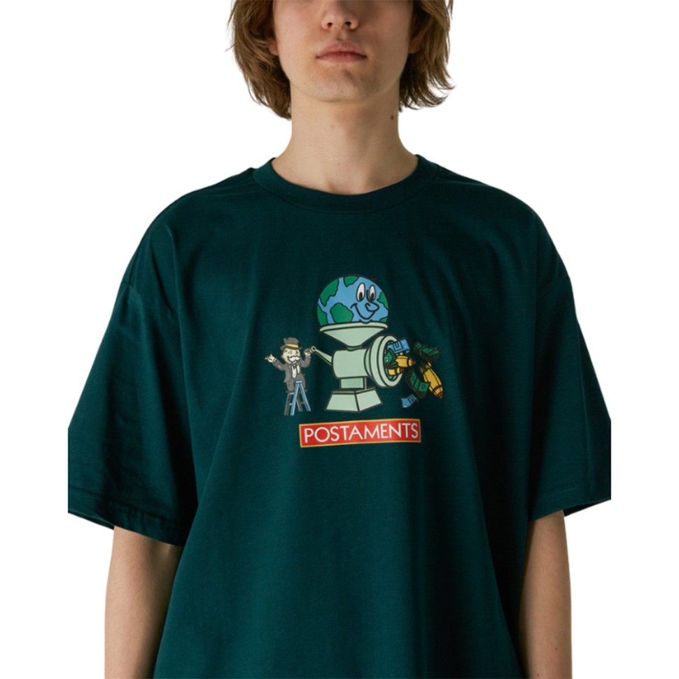 Футболка POSTAMENTS Monopoly Green фото 2