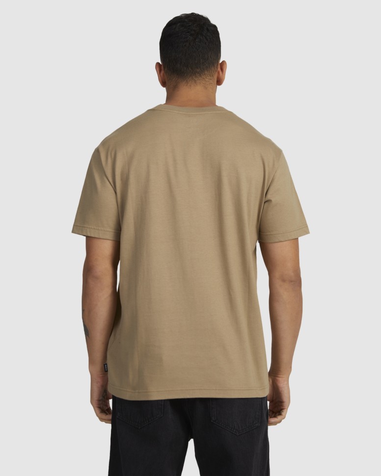 Футболка RVCA Choose Ss Tee Tobacco фото 2