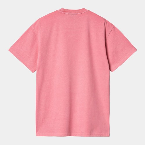Футболка CARHARTT WIP S/S Duster Script T-Shirt SS24 Charm Pink (Garment Dyed), фото 2