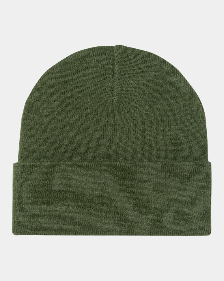 Шапка CARHARTT WIP American Script Beanie FW25 Tarragon фото 2
