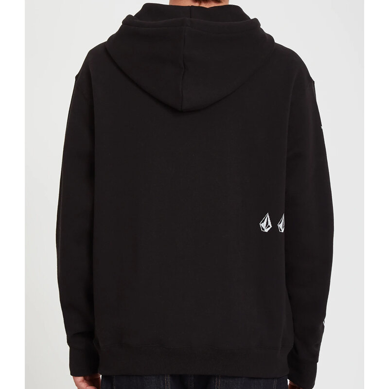 Толстовка с капюшоном VOLCOM Transient Waves Po Black 2022 фото 2
