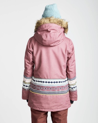 Куртка для сноуборда женская BILLABONG Nora 10K Primaloft Crushd Berry, фото 7
