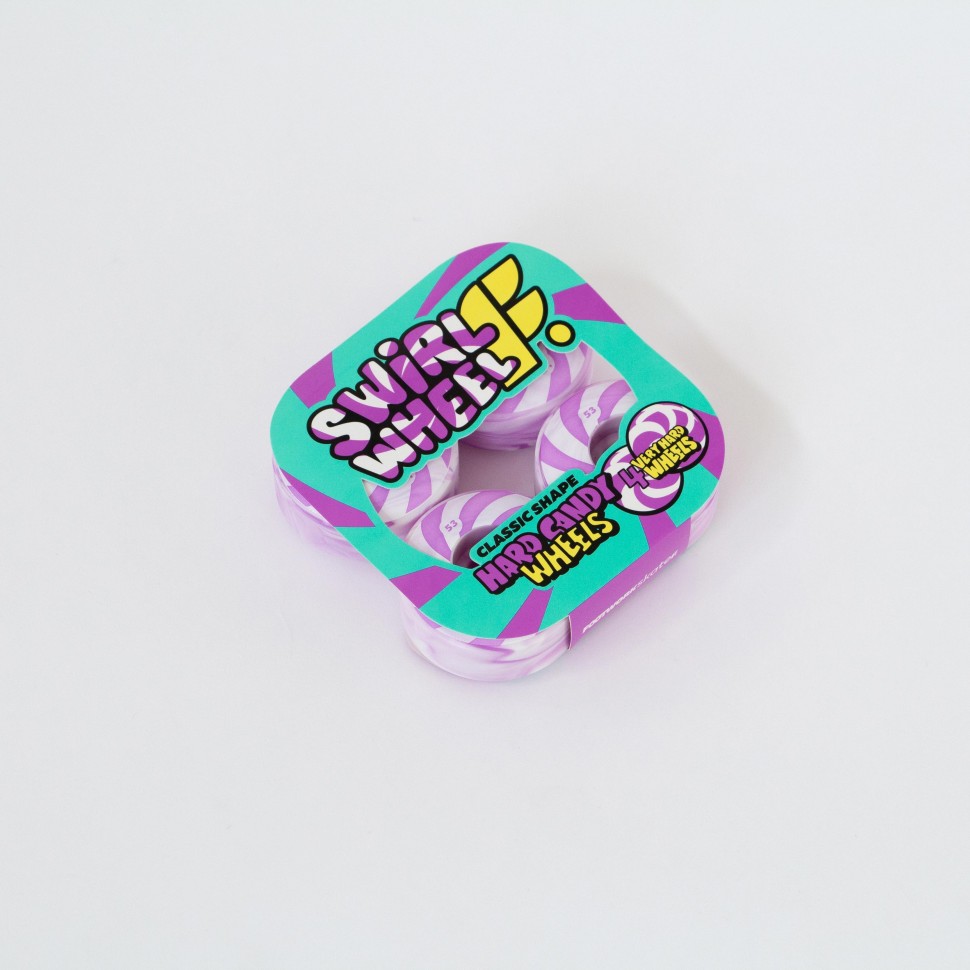 Колеса для cкейтборда FOOTWORK Swirl Purple 53ММ/99А 2022 фото 2