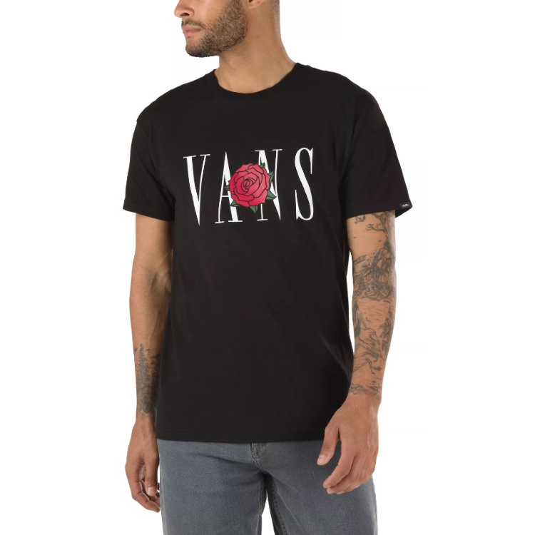 Футболка VANS Mn Kw Classic Rose S Black 2021, фото 1