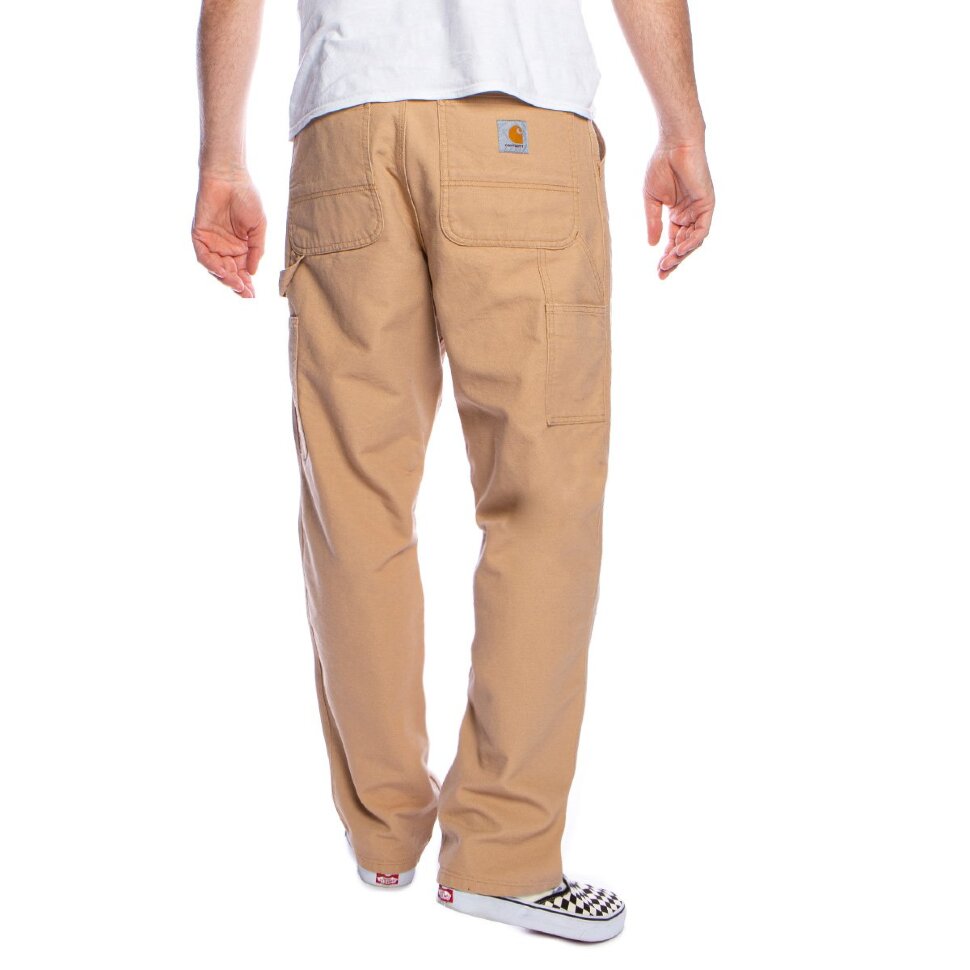 Брюки мужские CARHARTT WIP Single Knee Pant DUSTY H BROWN (RINSED) фото 2