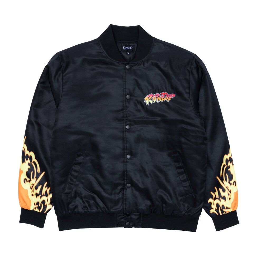 Куртка RIPNDIP Nerm Fighter Jacket Black 2021 фото 2