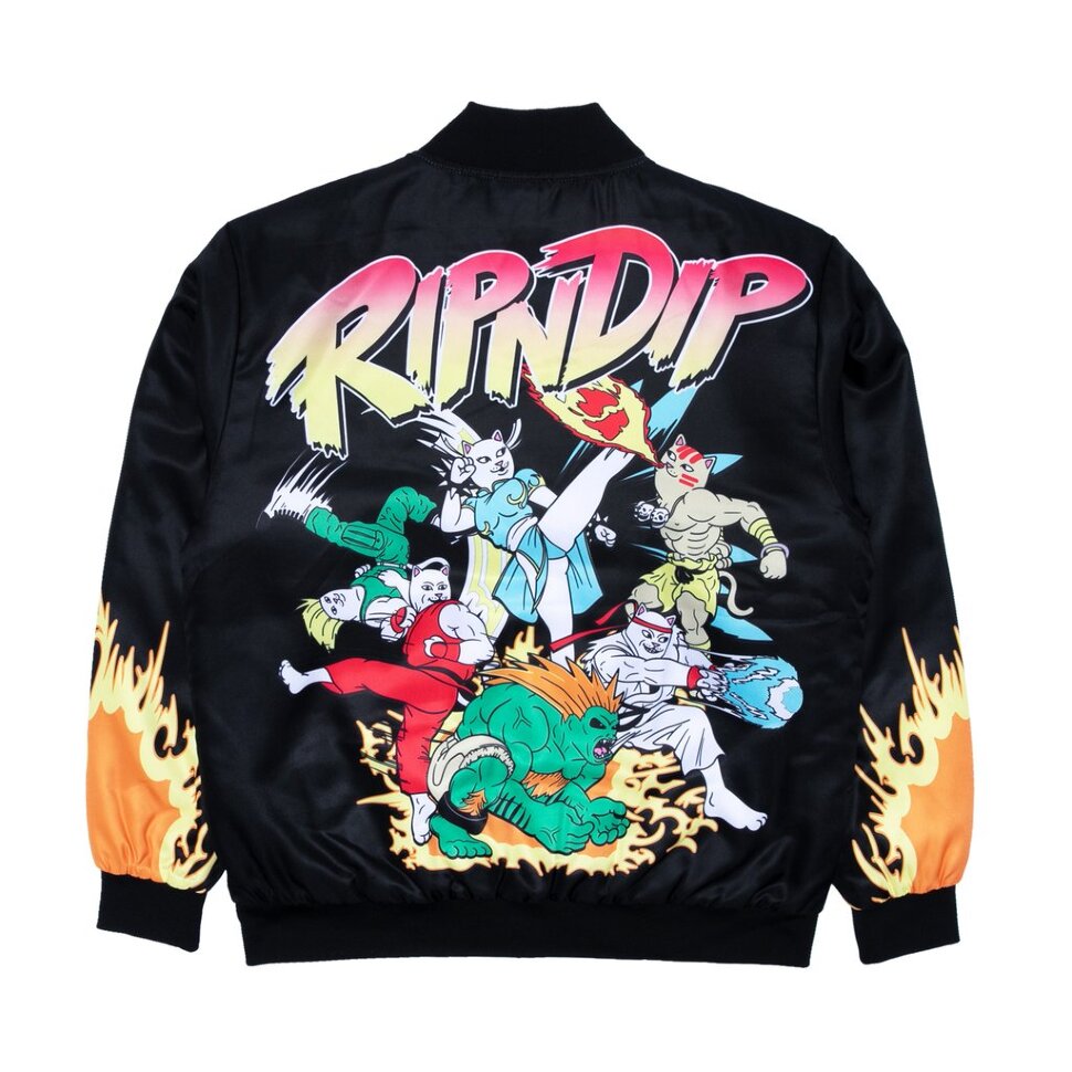 Куртка RIPNDIP Nerm Fighter Jacket Black 2021 фото 3