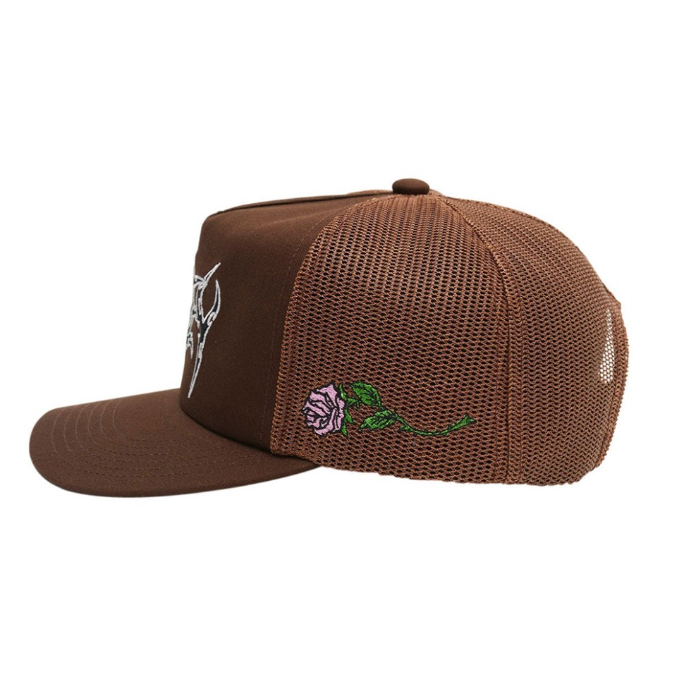 Кепка OBEY Obey Thornz Twill Trucker Sepia 2023 фото 2