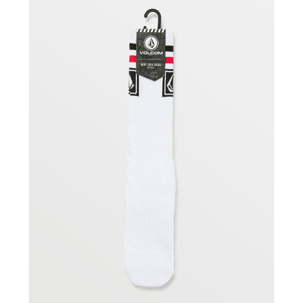 Носки VOLCOM Ramp Stone Skate Sock Pr White 196134579694, размер O/S - фото 1