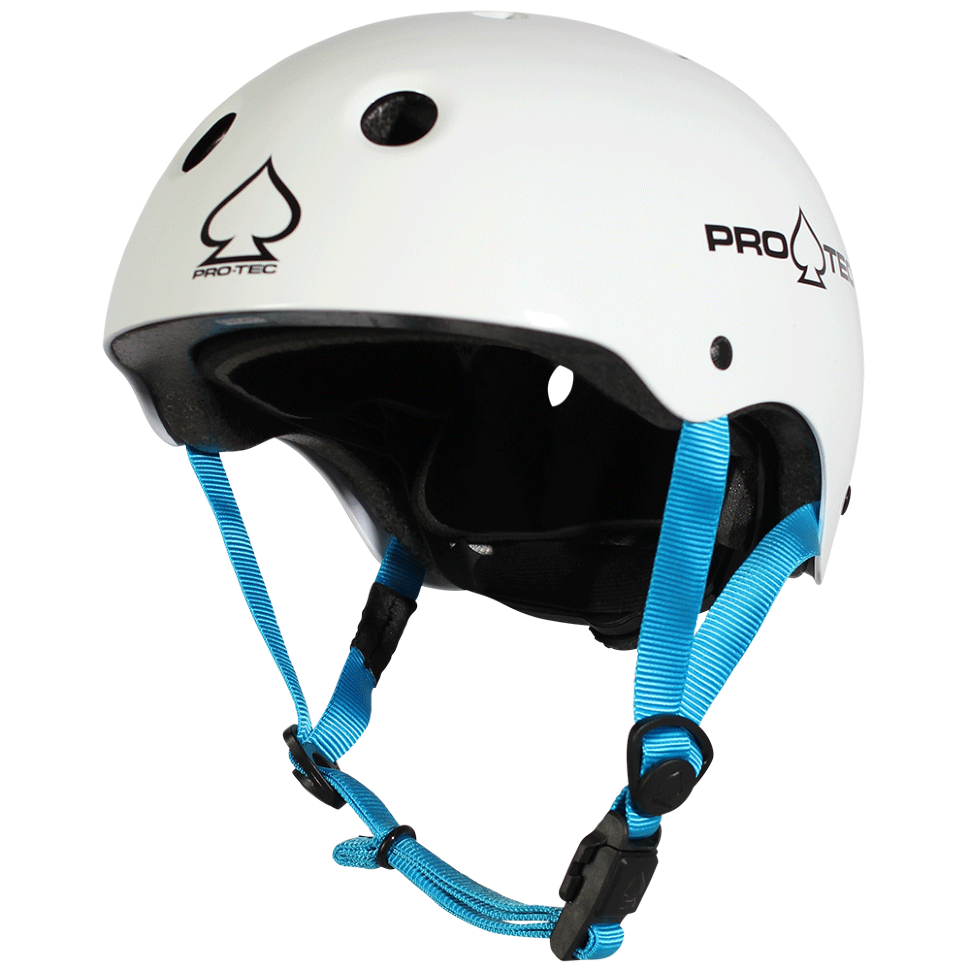 Шлем для скейтборда детский PRO-TEC Jr Classic Fit Cert Gloss White 2021 194521001926, размер YS